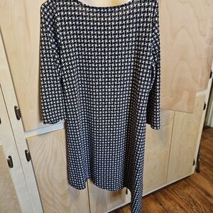 Reborn Monochrome Long Sleeve Dress